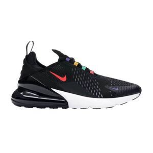 NIKE Air Max 270 'Black Multi-Color' Running Shoes Size 7Y/W8.5